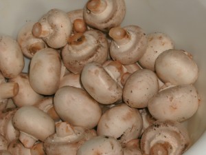 Pre-fry Mushrooms Mushrooms before being Fried